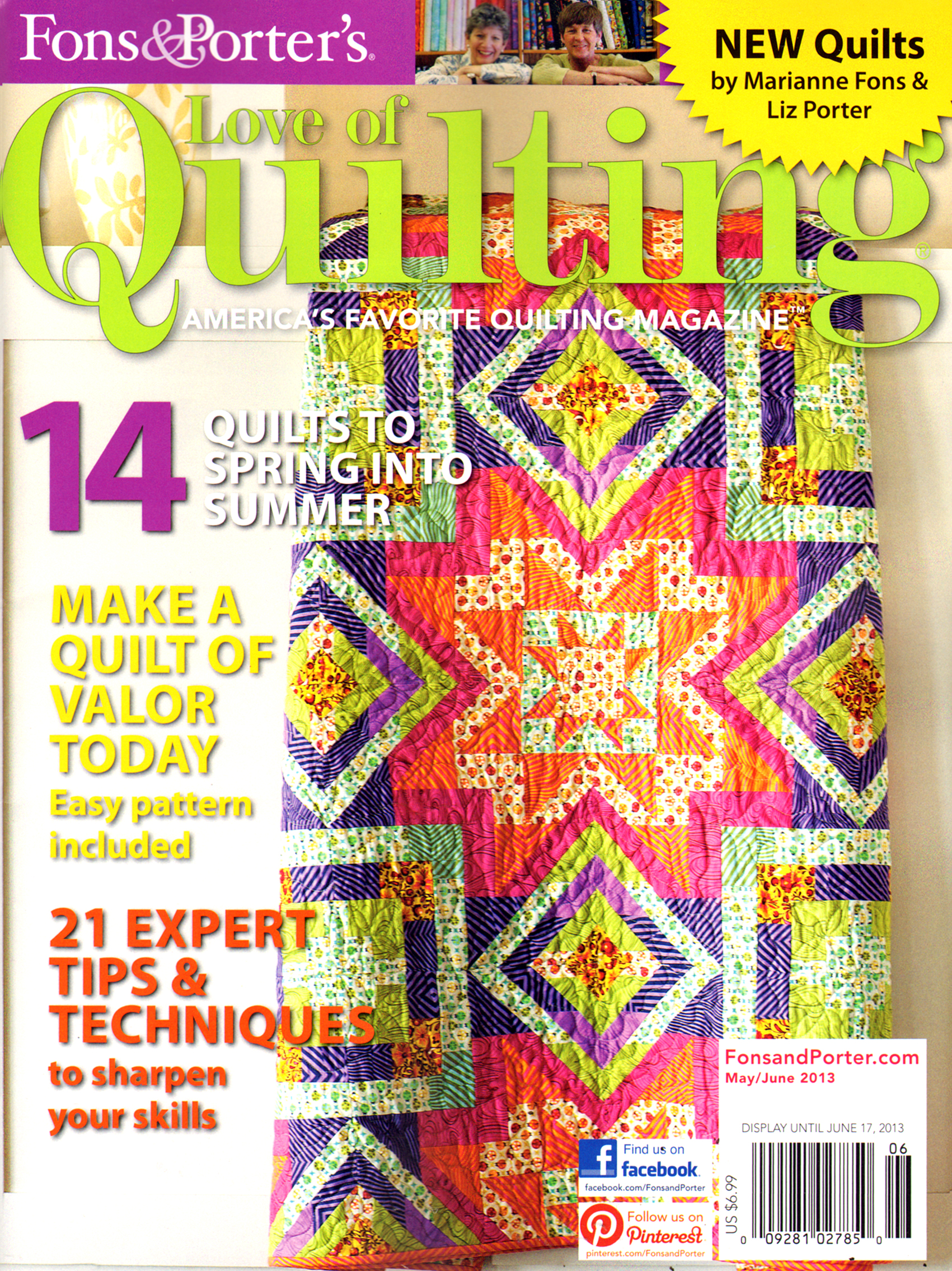 Fons-and-Porters-Love-of-Quilting May 01, 2013 Issue Cover
