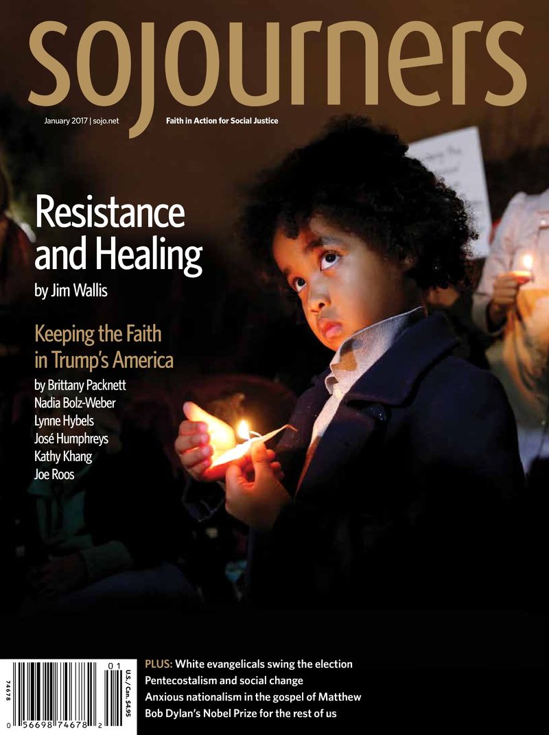 Sojourners January 01, 2017 Issue Cover