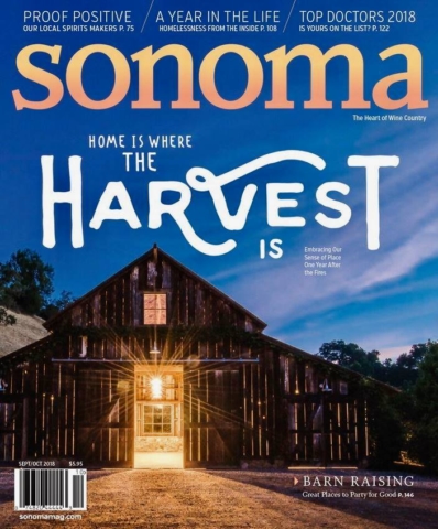 Sonoma September 01, 2018 Issue Cover