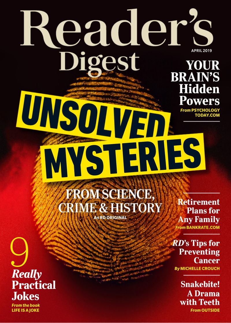 Readers-Digest April 01, 2019 Issue Cover
