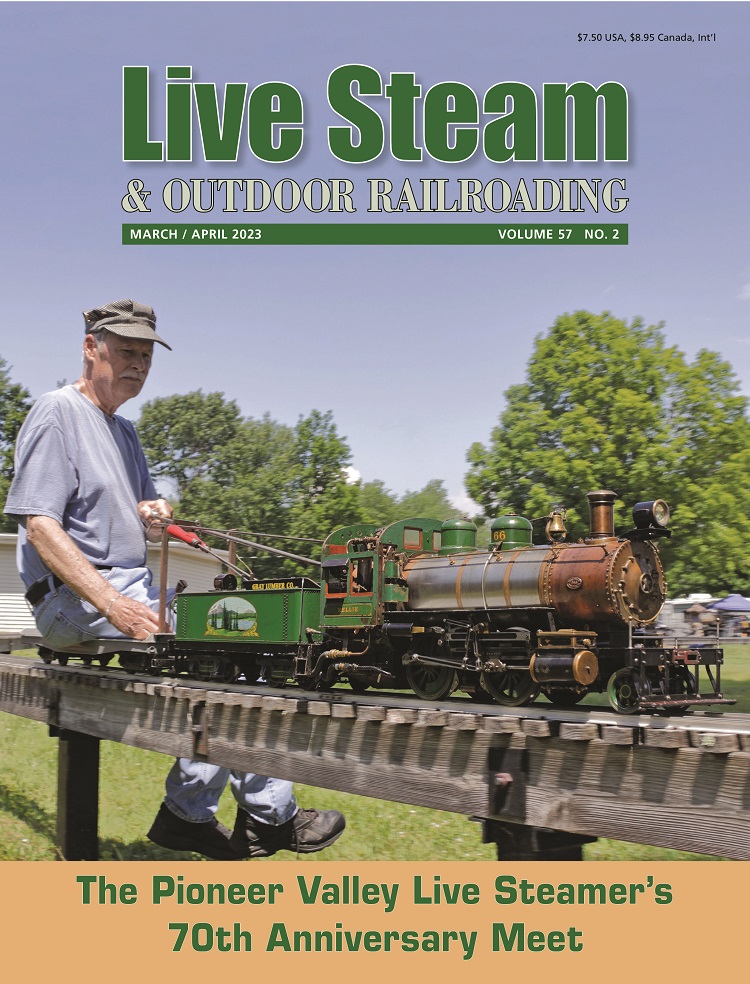 Live-Steam-and-Railroading March 01, 2023 Issue Cover