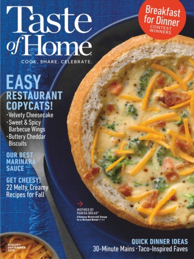 Taste of Home August 01, 2019 Issue Cover