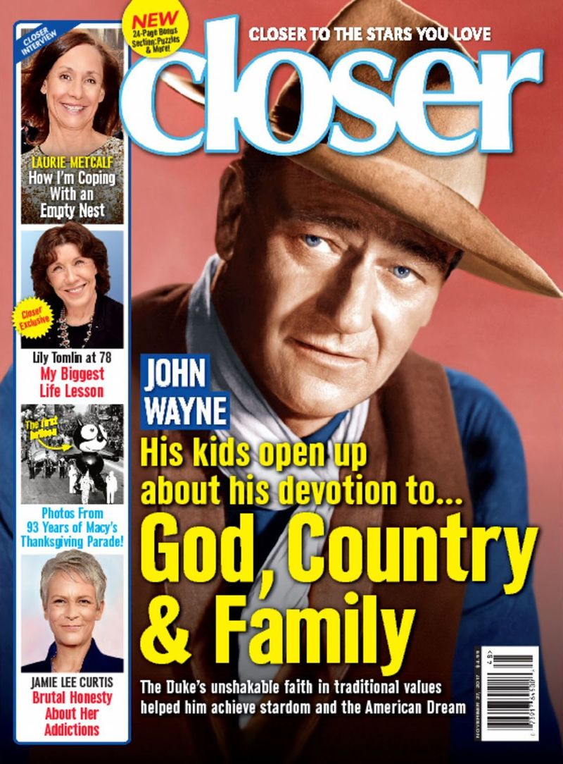 Closer November 27, 2017 Issue Cover