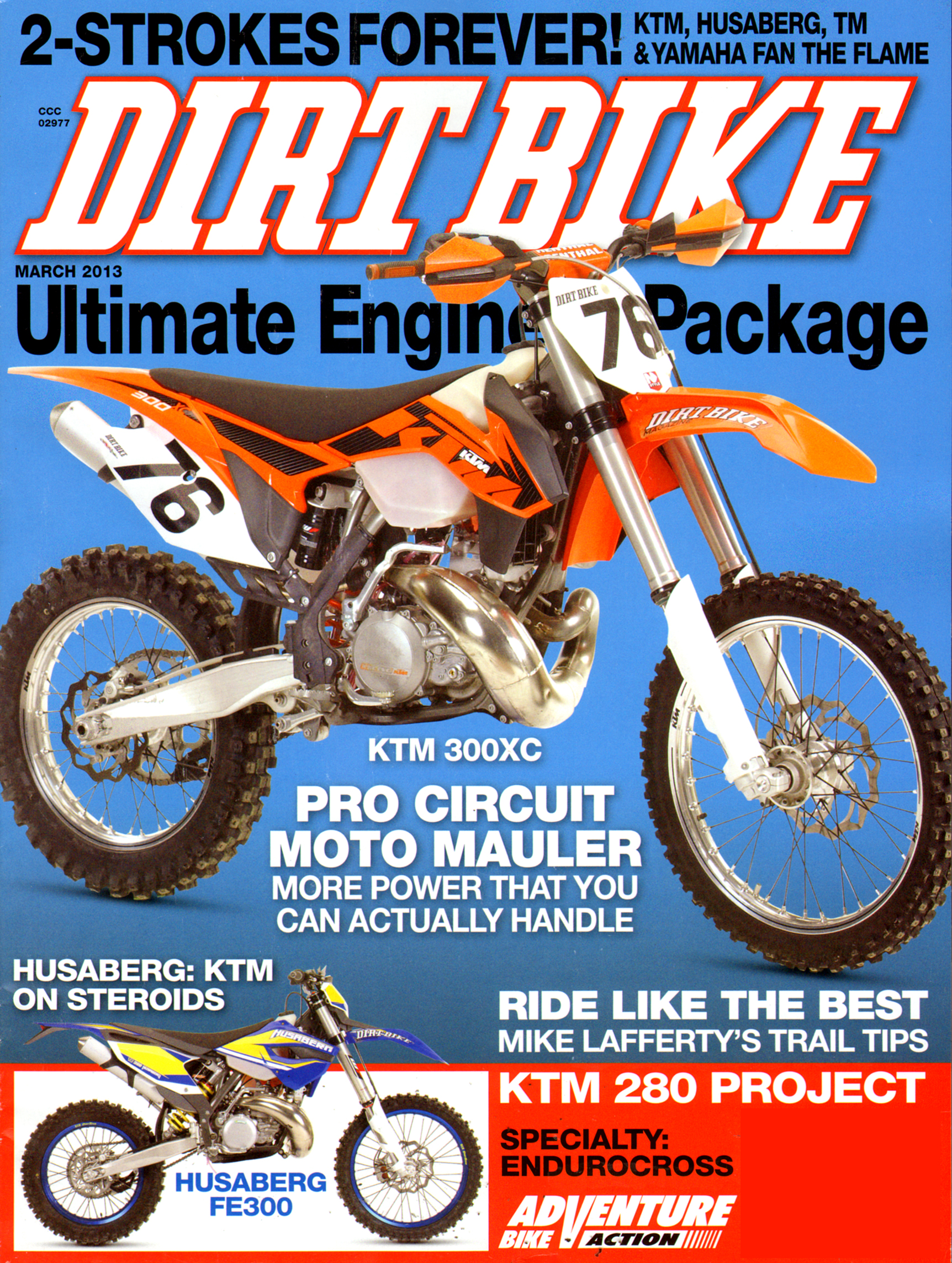 Dirt-Bike March 01, 2013 Issue Cover