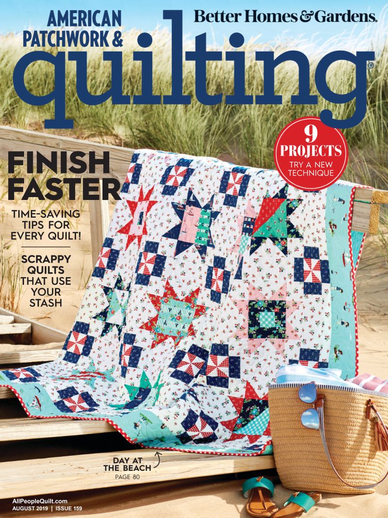 american-patchwork-and-quilting August 01, 2019 Issue Cover