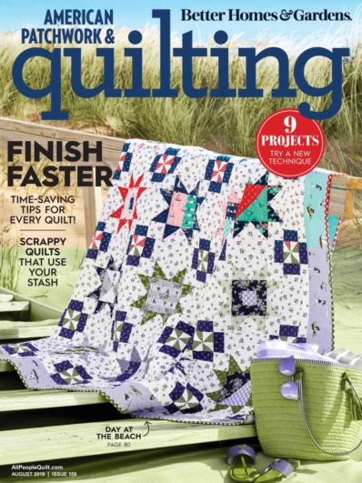 American Patchwork & Quilting August 01, 2019 Issue Cover