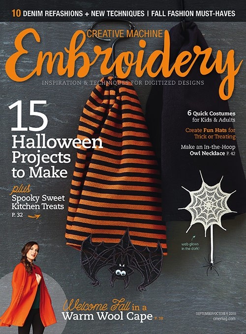 Creative-Machine-Embroidery September 01, 2018 Issue Cover