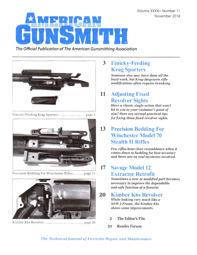 American-Gunsmith November 01, 2018 Issue Cover
