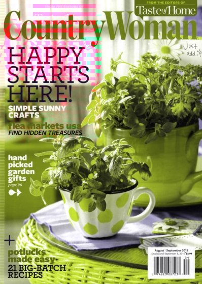 Country Woman August 01, 2015 Issue Cover