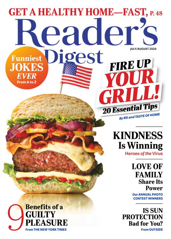 Readers-Digest July 01, 2020 Issue Cover