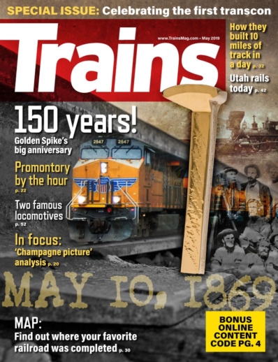 Trains May 01, 2019 Issue Cover