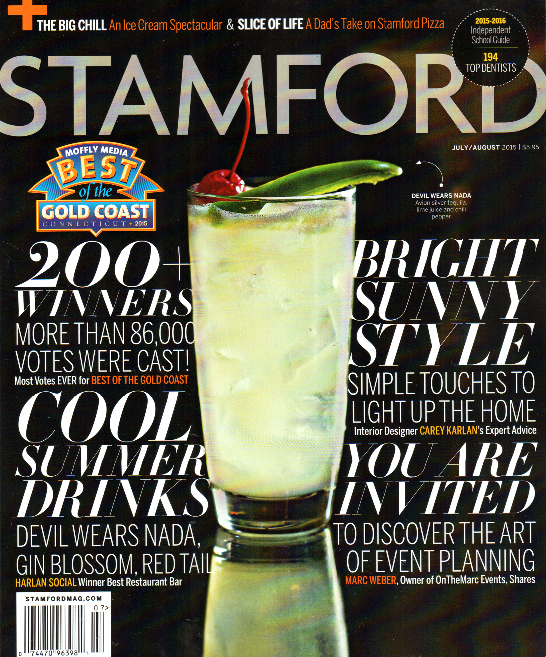 Stamford-Magazine July 01, 2015 Issue Cover
