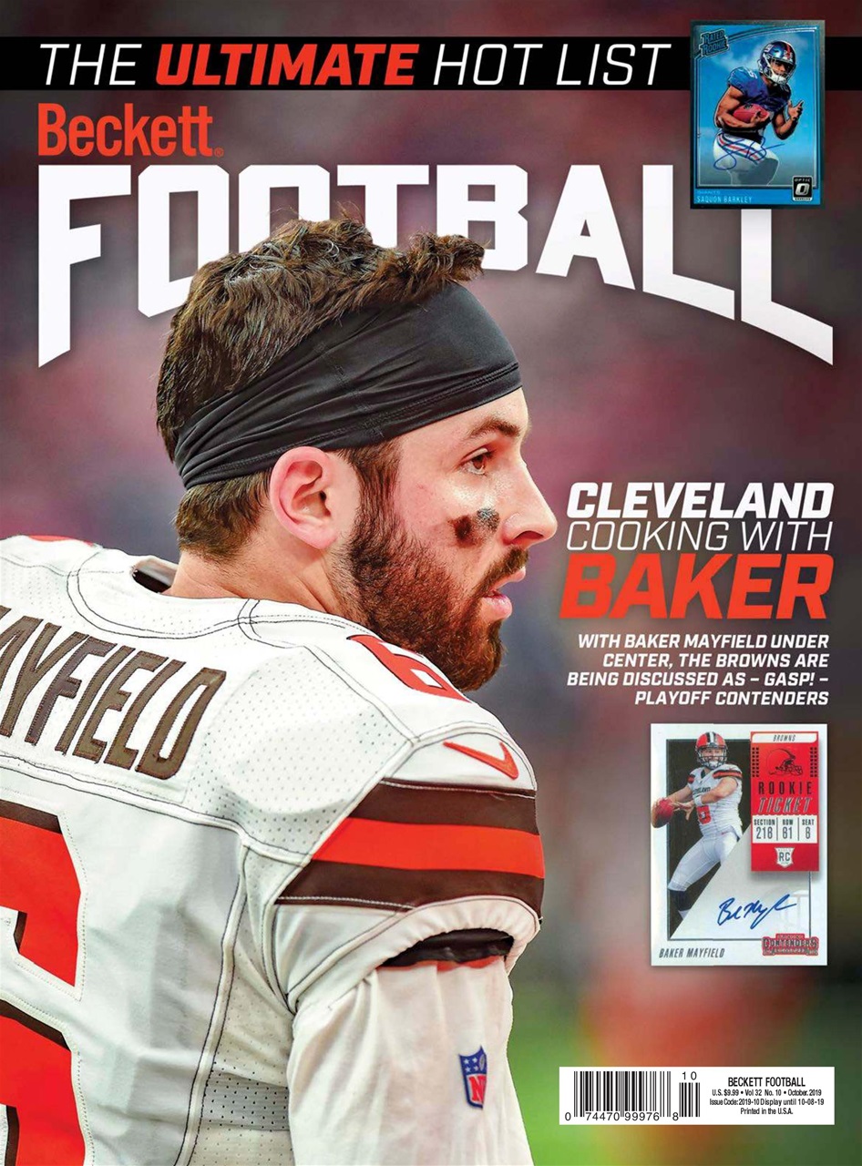 Beckett-Football October 01, 2019 Issue Cover