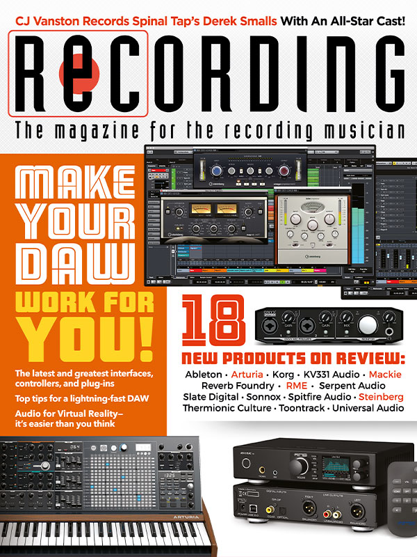 Recording-Magazine June 01, 2018 Issue Cover