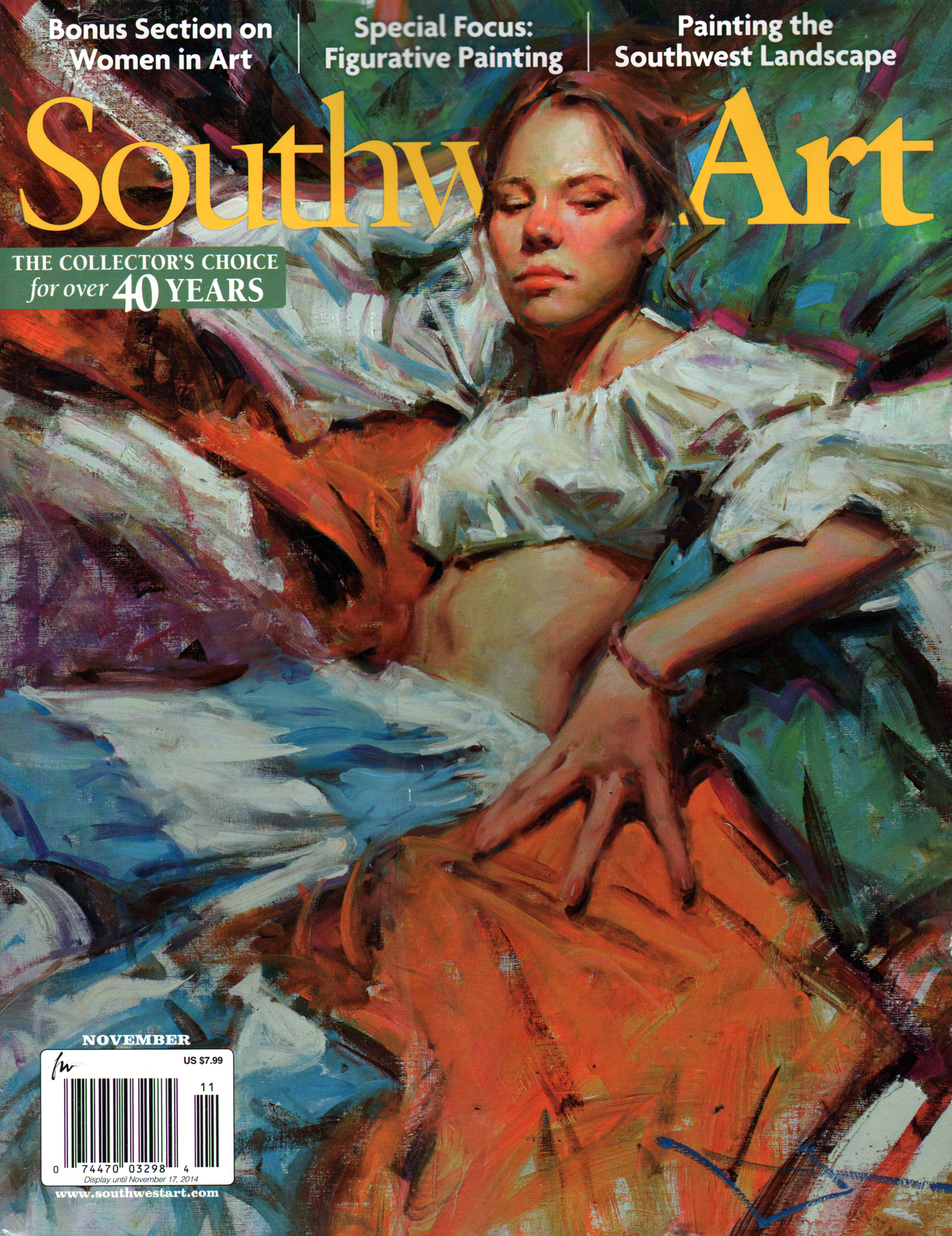 Southwest-Art November 01, 2014 Issue Cover