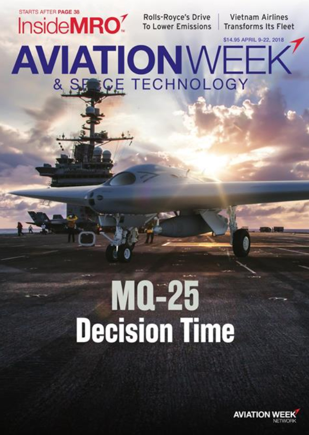 Aviation-Week-and-Space-Technology April 09, 2018 Issue Cover