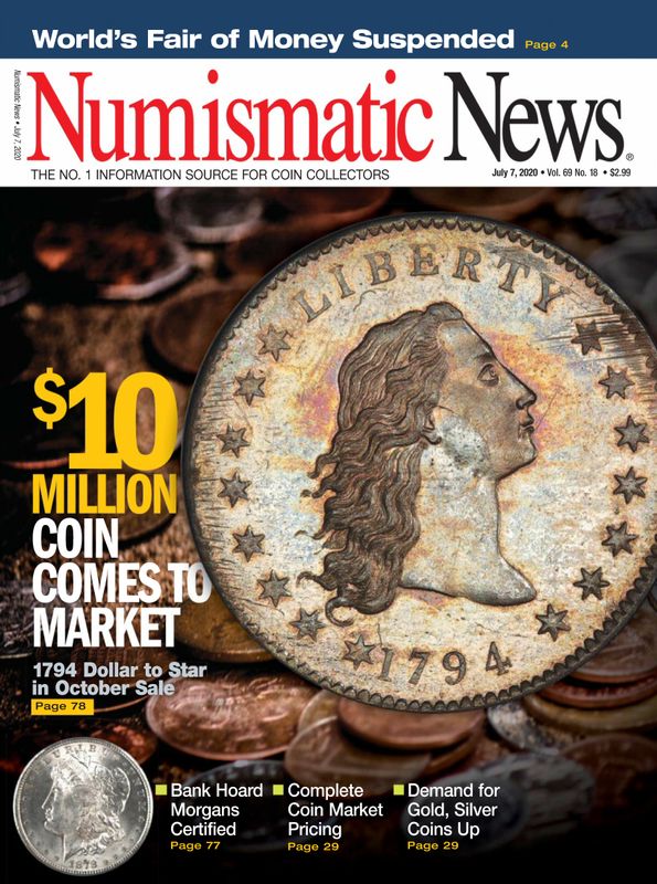 Numismatic-News July 07, 2020 Issue Cover