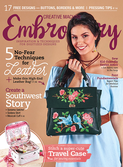 Creative-Machine-Embroidery March 01, 2018 Issue Cover