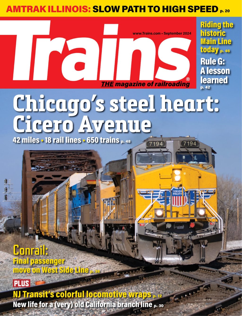 Trains September 01, 2024 Issue Cover