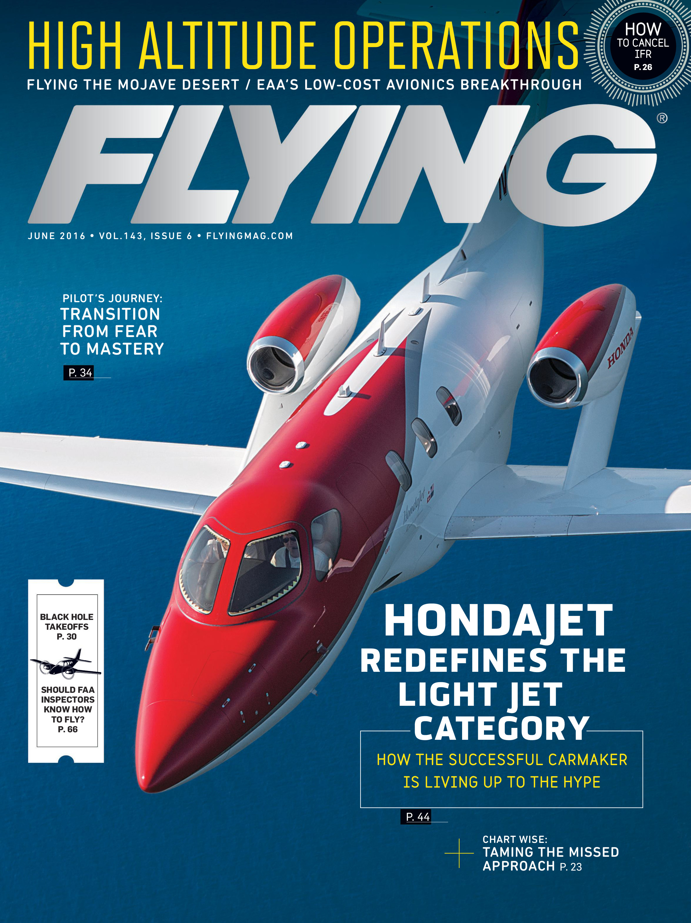 Flying June 01, 2016 Issue Cover
