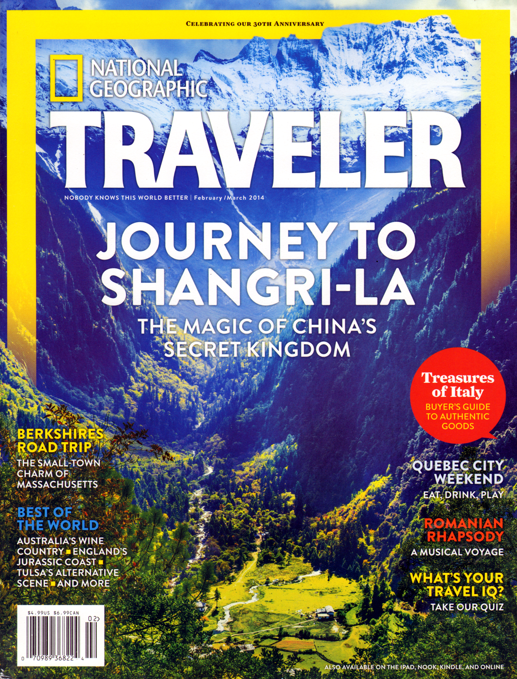 National-Geographic-Traveler February 01, 2014 Issue Cover