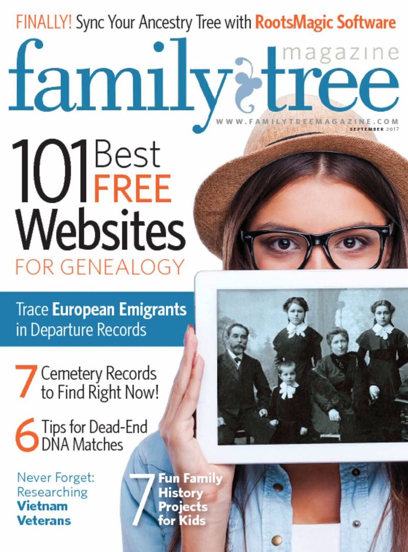 Family-Tree September 01, 2017 Issue Cover