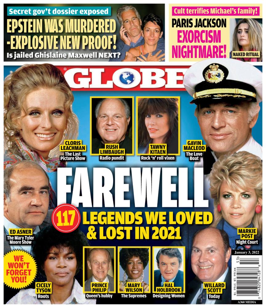 Globe January 02, 2022 Issue Cover