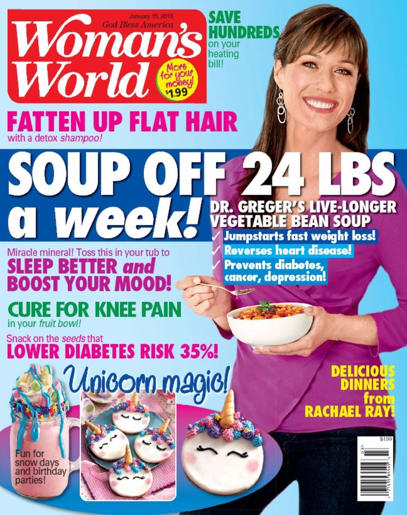 Womans-World January 15, 2018 Issue Cover