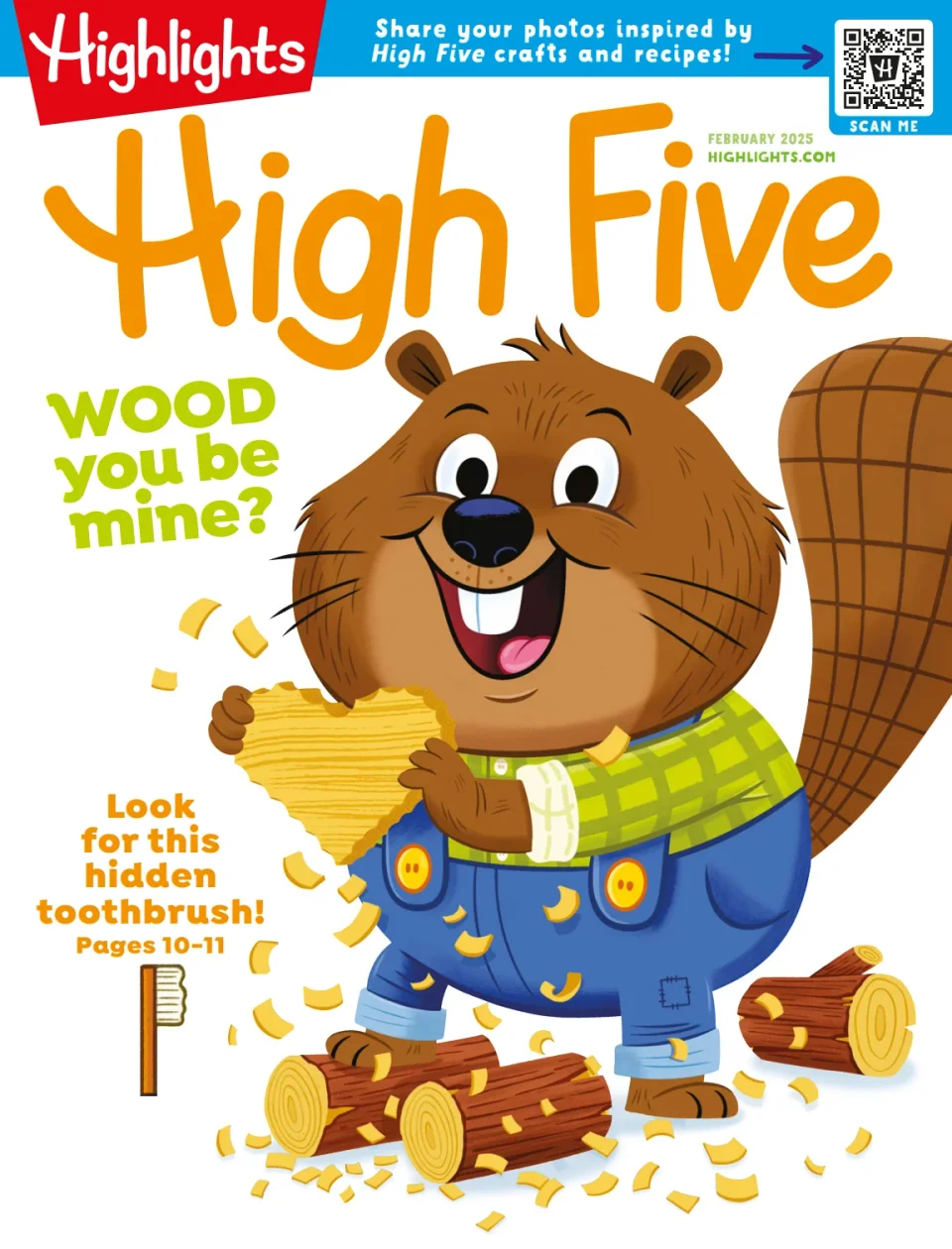Highlights-High-Five February 01, 2025 Issue Cover