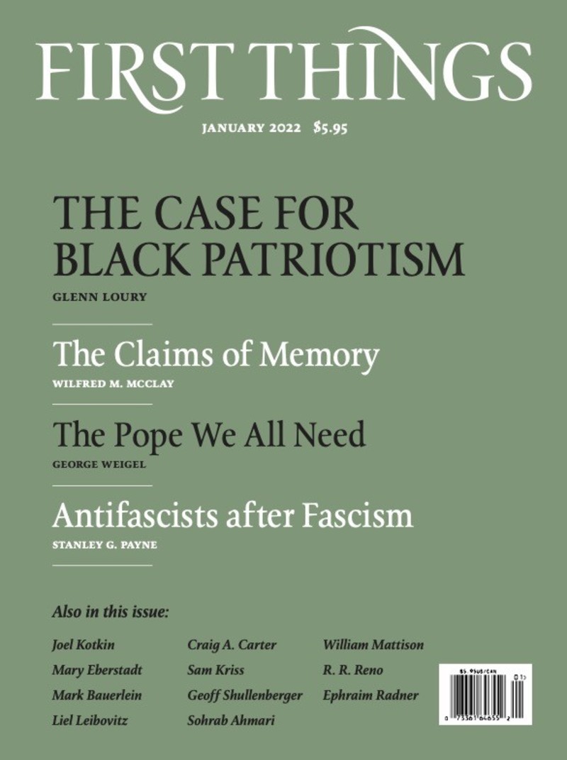 First-Things January 01, 2022 Issue Cover