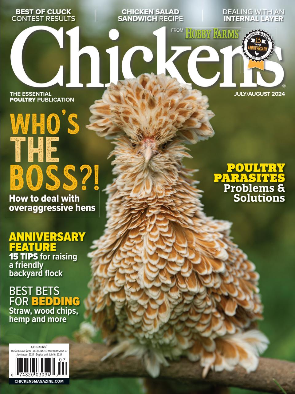 Chickens July 01, 2024 Issue Cover