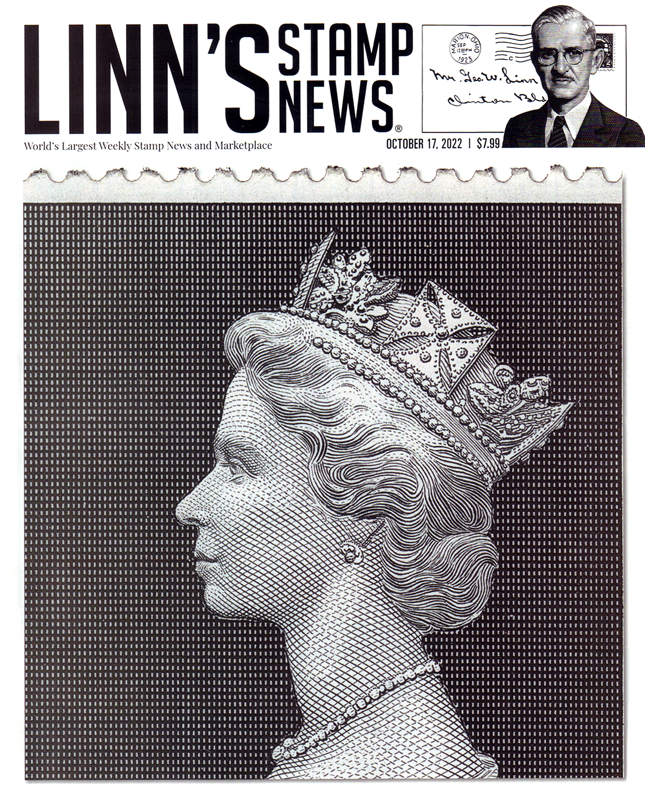 Linns-Stamp-News-Weekly October 17, 2022 Issue Cover