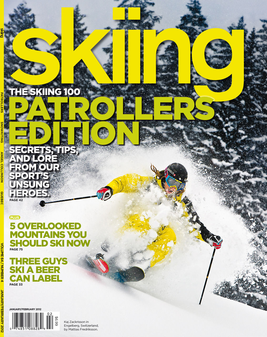 Skiing January 01, 2012 Issue Cover