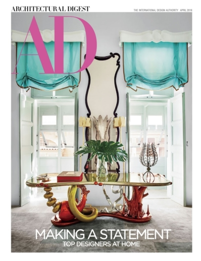Architectural Digest April 01, 2018 Issue Cover