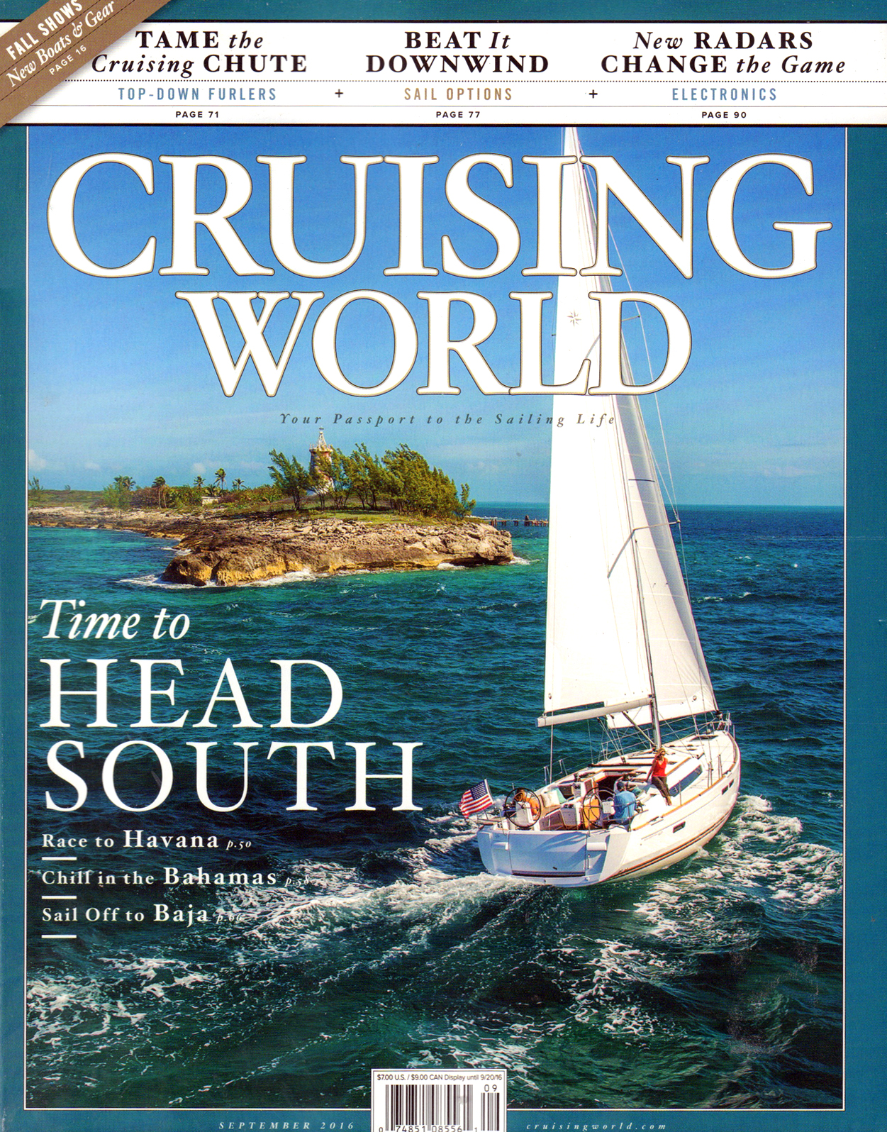 Cruising-World September 01, 2016 Issue Cover
