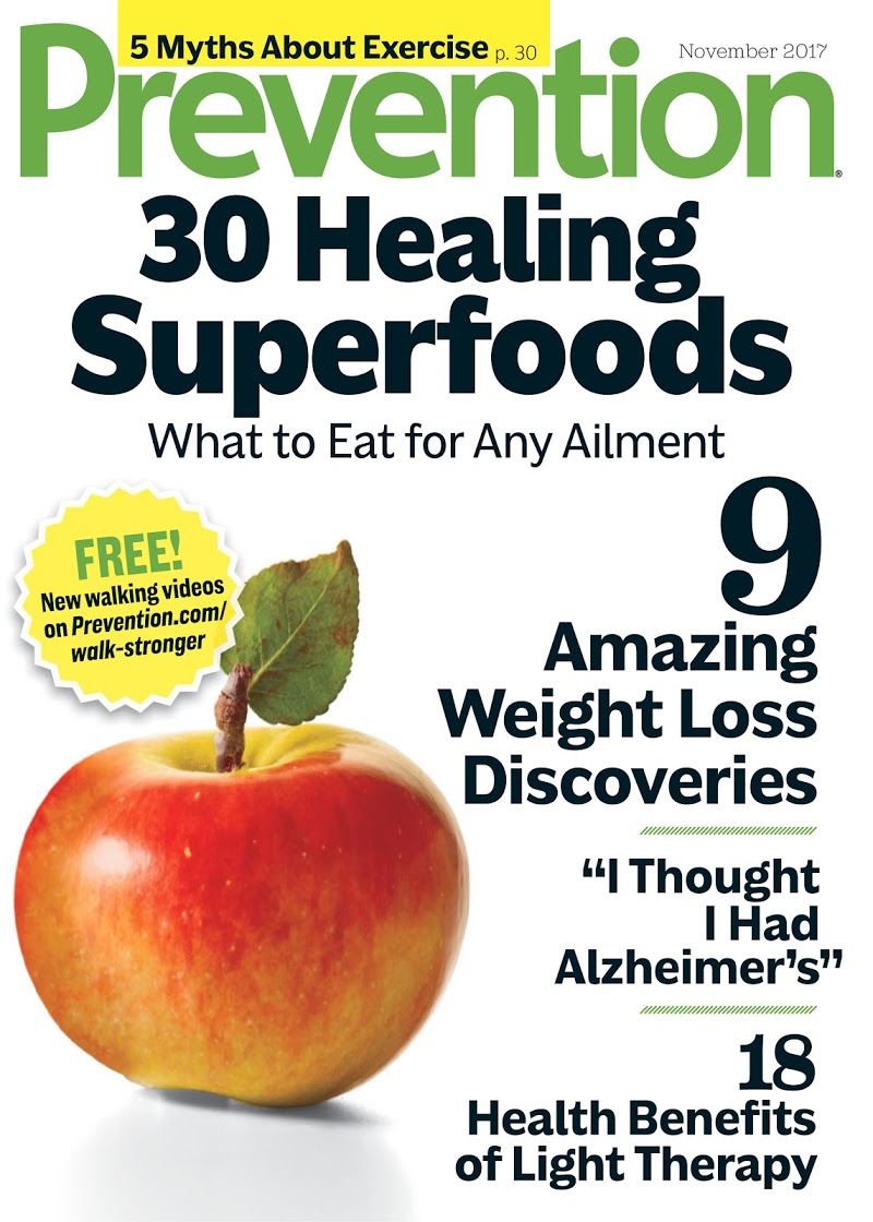 Prevention November 01, 2017 Issue Cover