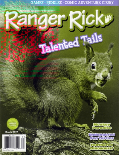 Ranger Rick March 01, 2017 Issue Cover