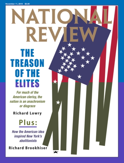 National Review November 11, 2019 Issue Cover