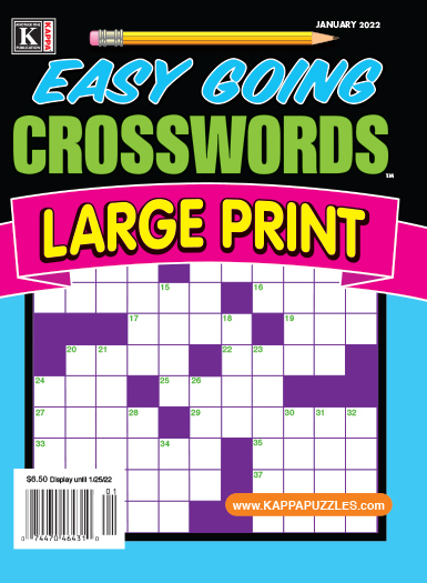 Easy-Going-Crosswords---Large-Print January 01, 2025 Issue Cover