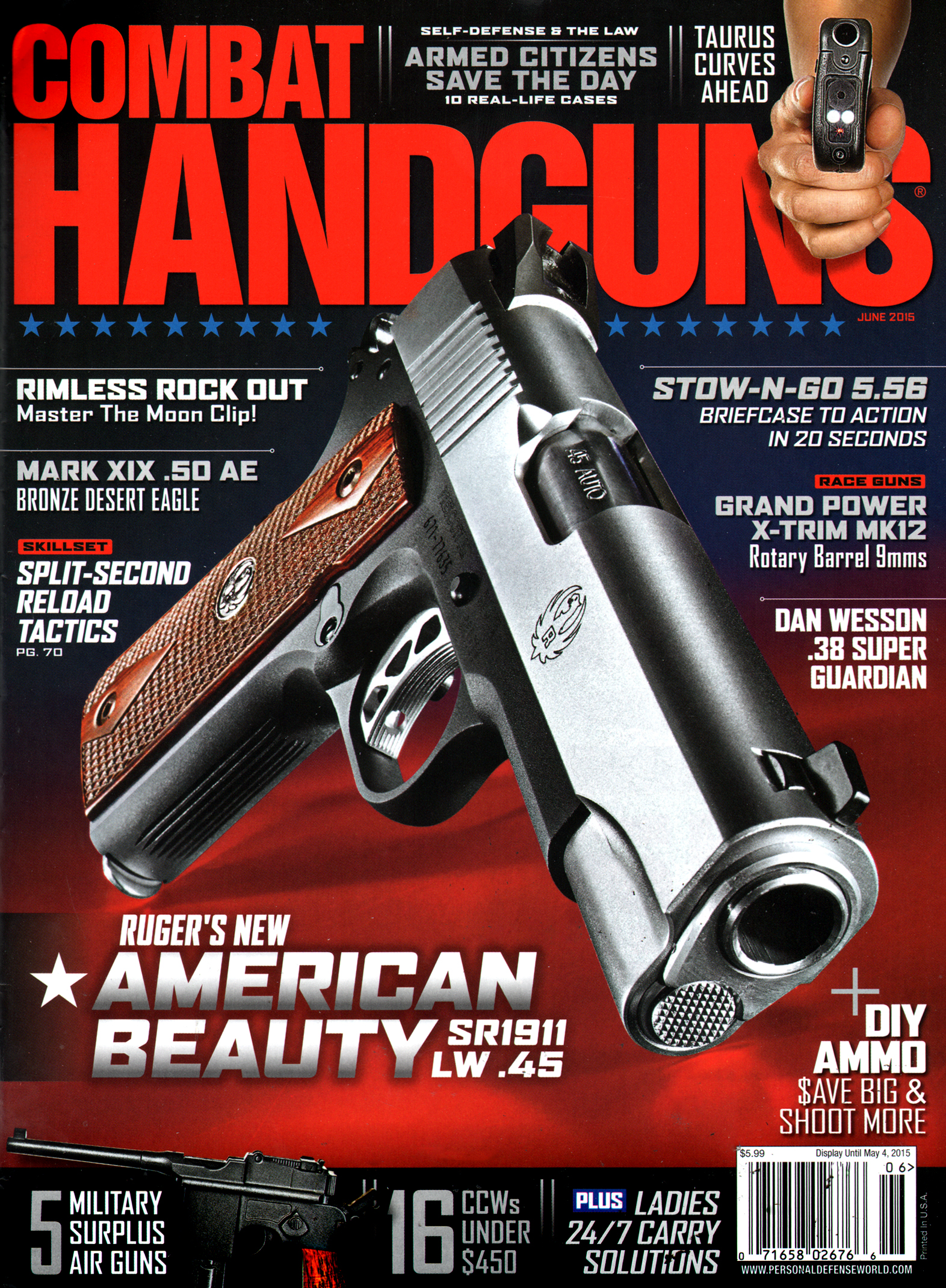 Combat-Handguns June 01, 2015 Issue Cover