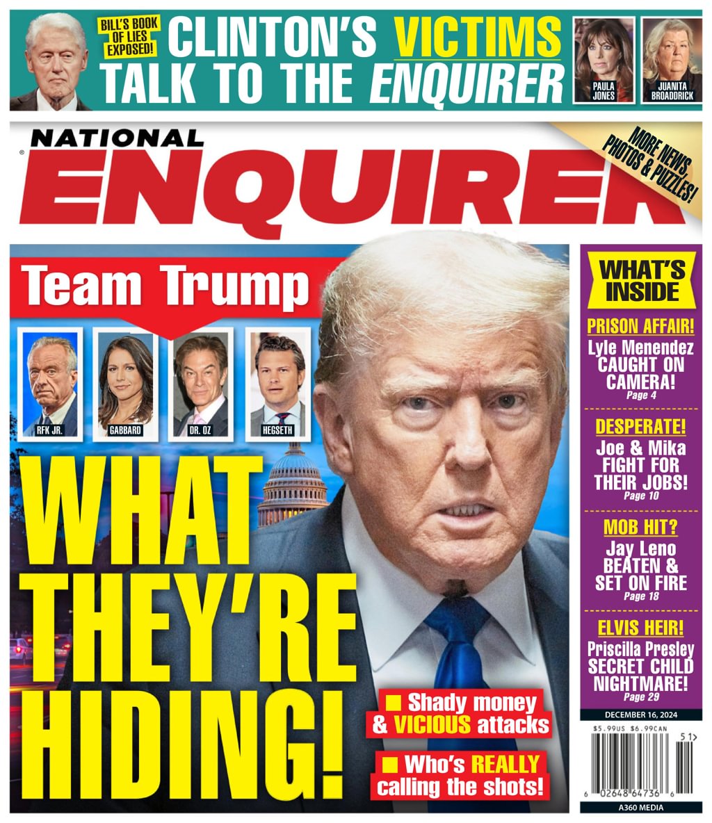 national-enquirer December 16, 2024 Issue Cover