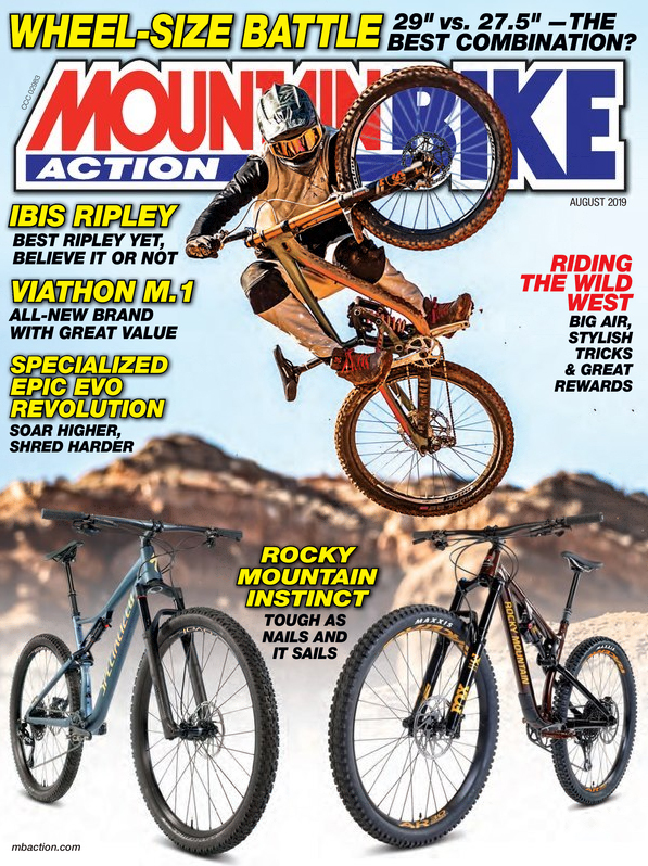 Mountain-Bike-Action August 01, 2019 Issue Cover