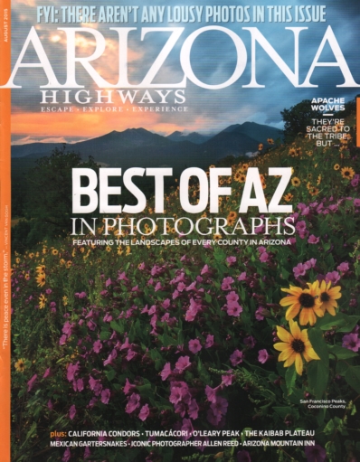 Arizona Highways August 01, 2015 Issue Cover