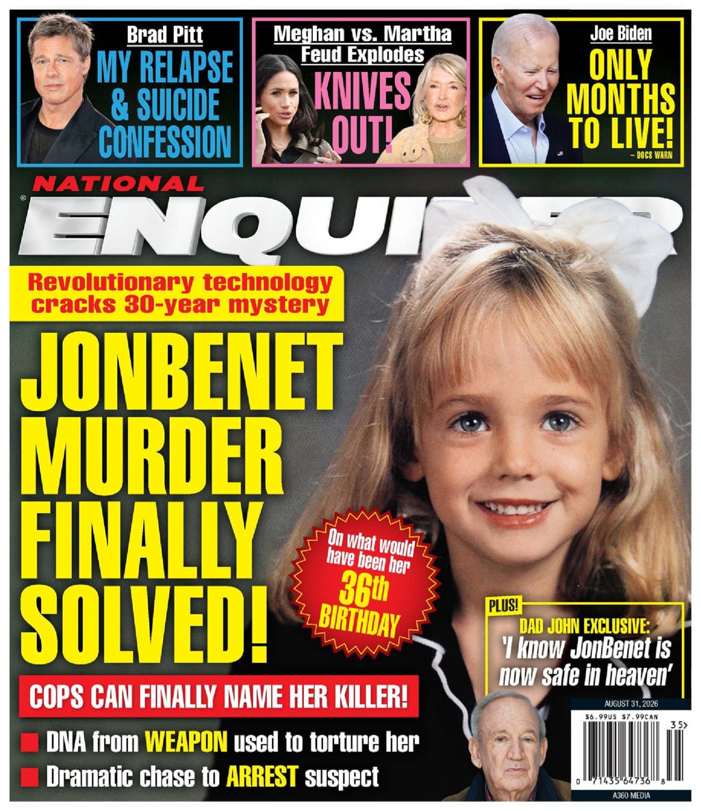 National Enquirer August 31, 2026 Issue Cover