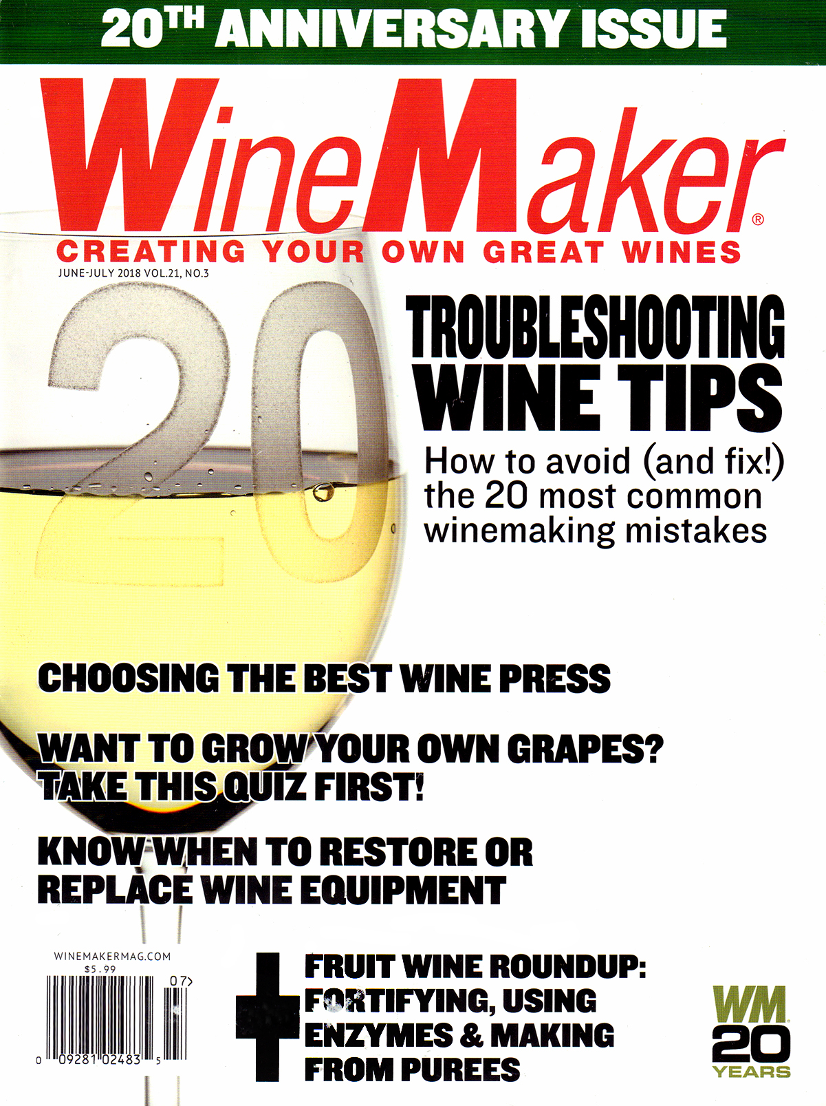 winemaker June 01, 2018 Issue Cover