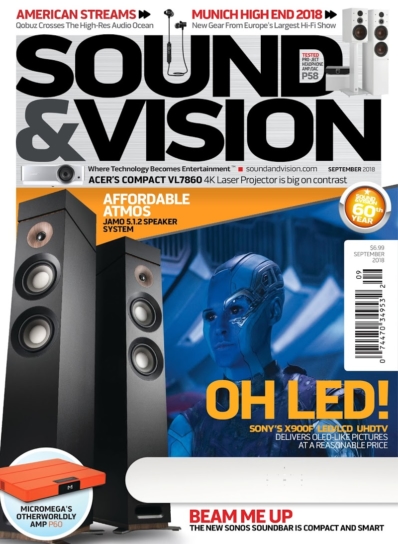 Sound & Vision September 01, 2018 Issue Cover