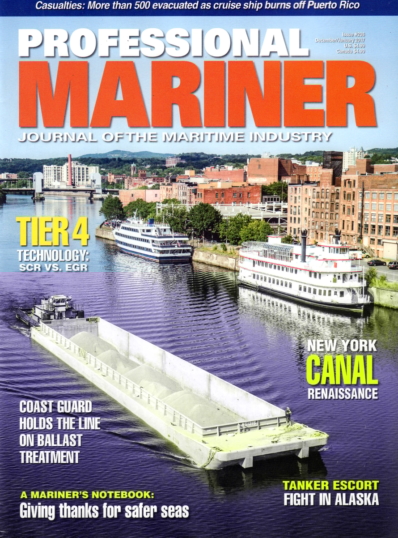 Professional Mariner December 01, 2016 Issue Cover