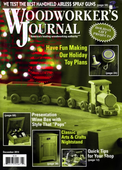 Woodworker's Journal December 01, 2014 Issue Cover
