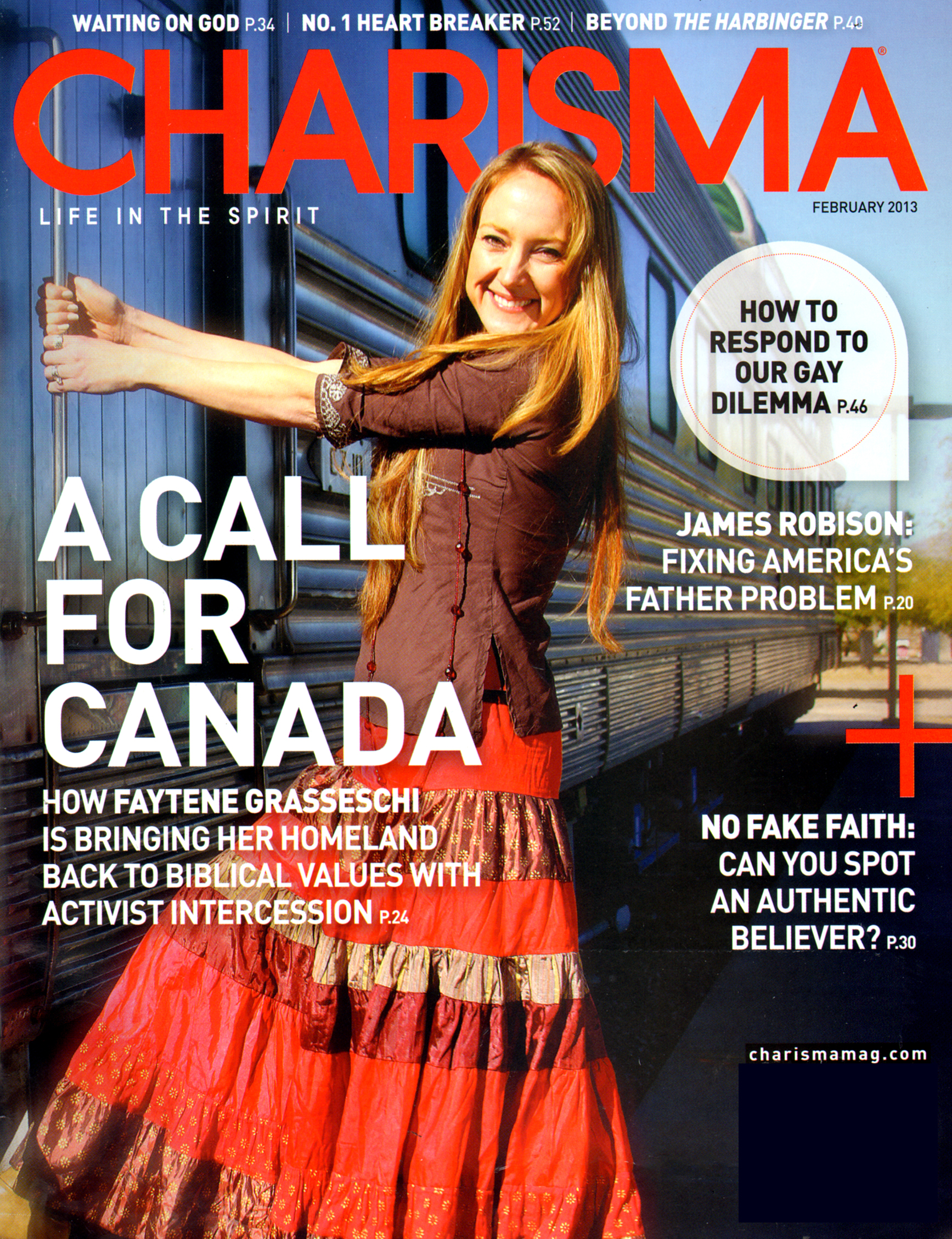 Charisma February 01, 2013 Issue Cover