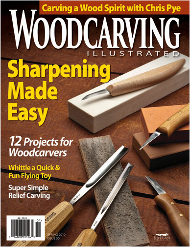 Wood-Carving-Illustrated April 01, 2010 Issue Cover